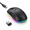 Black, variant on Purple Wireless LED Mouse with Built-In Mover Rechargeable 2-in-1 Device for Laptops