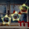 thumbnail image 3 of Cuadros Decorativos 5D DIY Diamond Painting Árbol de Navidad LED luces de estrellas colgantes (GSD02) Tmvgtek embutido en tela, 3 of 8