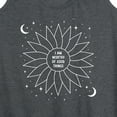 thumbnail image 3 of Instant Message - Celestial Flower Affirmation - Women's Racerback Tank Top, 3 of 6