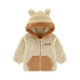 thumbnail image 2 of Abrigo De Invierno Para Niños Pequeños, Chaquetas Para Niños Y Niñas, Ropa De Otoño Para Bebés, Chaqueta Cálida Con Capucha, Ropa Para Niños, Top De Felpa Caqui Odeerbi LM103-7641, 2 of 9