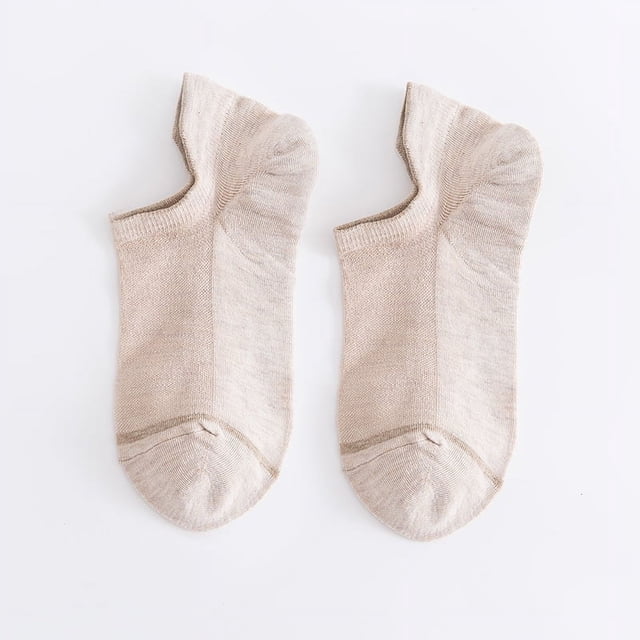 Calcetines de mujer con protección para los pies y las orejas, calcetines de barco para mujer, calcetines de malla transpirables de primavera y verano, calcetines de boca baja, calcetines de algodón