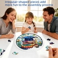thumbnail image 3 of 83pc Acrylic Jigsaw Puzzle Suncatcher – 7.4in Sun Catcher Puzzle for Windows Hanging, Home & Garden Gift #008, 3 of 6