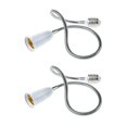 thumbnail image 1 of 2X E27 A E27 Luz Lampara Bobilla Flexible Extension Adaptador Conversor (Blanco, 60 cm), 1 of 5