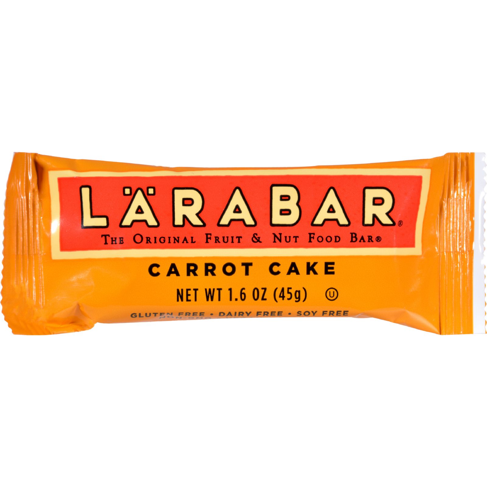 Larabar Gluten Free Bar, Carrot Cake, 1.6 oz Bar