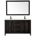 thumbnail image 2 of Wyndham Collection Wcv252560d-Vca-M58 Daria 60" Free Standing Double Basin Vanity Set -, 2 of 7