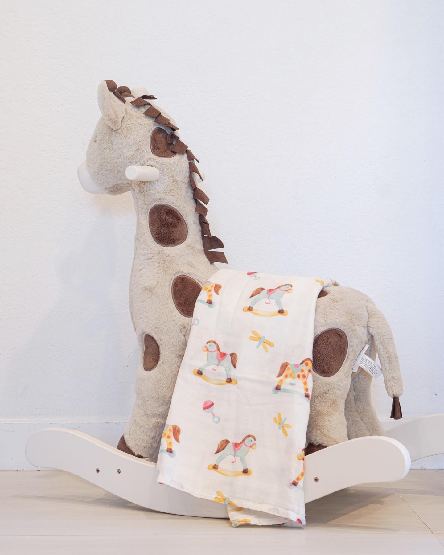 Muslin Swaddle - Rocking Horse