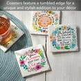 thumbnail image 2 of Thirstystone "Garden Of Sass" 4-Pack Assorted Tumbled Tile Coasters, 2 of 7
