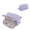 Purple, variant on MInHoues 4-Compartment Large Capacity Pencil Case, Multifunctional Solid Color Pen Pouch, Unisex Oxford Cloth Stationery Storage Organizer for School Office Supplies, Pink