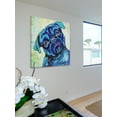 thumbnail image 6 of "Black Pug II" Painting Print on Wrapped Canvas, 6 of 7
