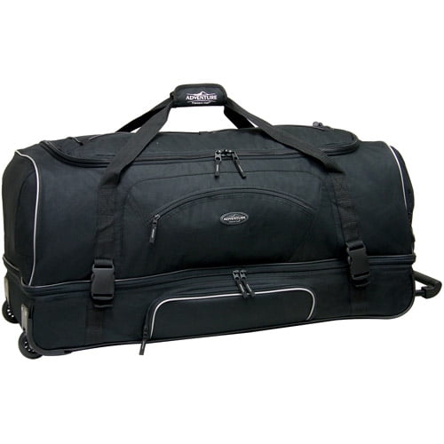 Travelers Club XLarge 36" DropBottom Rolling Duffel with Telescopic