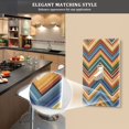 thumbnail image 5 of Yayeee Toggle Light Switch Wall Plate 1-Gang 4.5"x2.7" Home Decorative Outlet Cover, Orange Geometric, 5 of 7