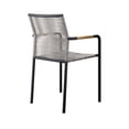 thumbnail image 4 of Modway Serenity Aluminum Outdoor Patio Armchairs in Light Gray (Set of 2), 4 of 7