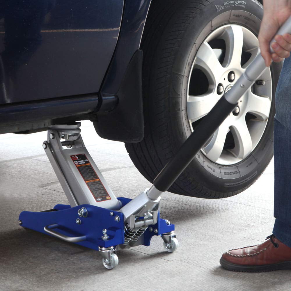 BIG RED 1.5 Ton Racing Floor Jack Torin Hydraulic Low Profile Aluminum and Steel DWT815016L