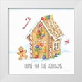 thumbnail image 3 of Cynthia Coulter 4x14 White Modern Wood Framed Wall Art Titled - Vintage Holiday Cheer III, 3 of 5