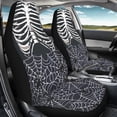 thumbnail image 4 of XYZCANDO 2 Pack Car Seat Covers Set for car Front Seats Car Front Seat Covers Interior Decor Waterproof, Sedan Van Auto Car Front Seat Cover Set, Spider Web, 4 of 10