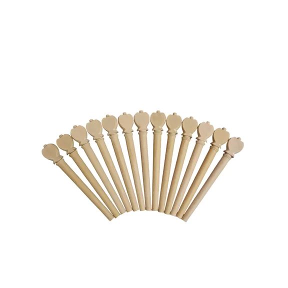 Musicial Works Lute Pegs sets Of 13 Pcs Professionl Quality Ebony Rosewood Boxwood Pegs