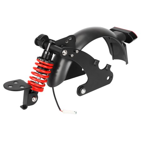 Walmeck Rear Suspension Kit with Mudguard and Taillight for Pro / Pro 2 Electric Scooter Shock Absorption Accessories