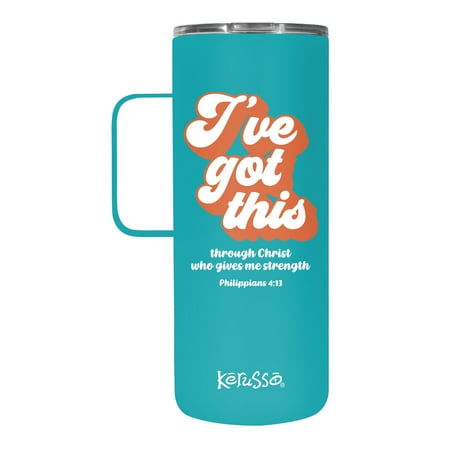 

Kerusso I ve Got This 22 oz Stainless Steel Mug - Christian Travel Mug - Insulated Cups