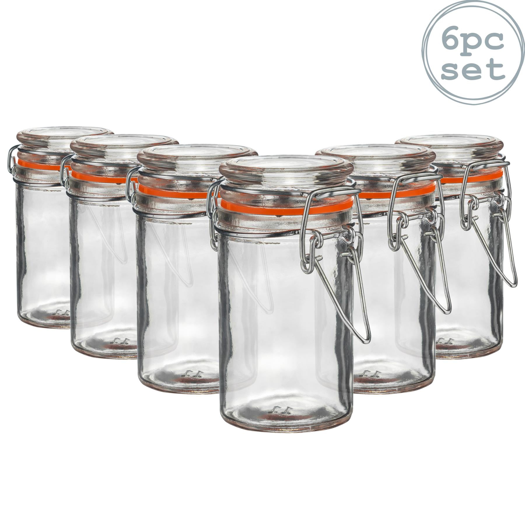 Pengpengfang 1 Pcs Spice Jar with Lid Clear Detachable Reusable Refillable  Multi-functional 4 Colors Small Pour Holes Seasoning Container Kitchen  Accessories 