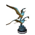 thumbnail image 2 of Nifao Two Seagull flying - Bronze Statue – Home Decor Sculpture, 36"L x 17"W x 27"H, 2 of 12