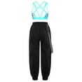 thumbnail image 2 of Zaldita Kids Girls Printed Crop Tank Tops with Leggings Active Clothes Set Jogger Athletic Tracksuit Leaf 12, 2 of 7