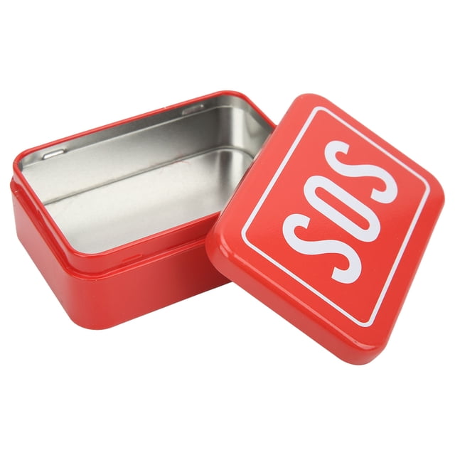 Caja De Almacenamiento De Herramientas De Supervivencia, Práctica Caja De Almacenamiento SOS De Emergencia Portátil Resistente A Caídas Duradera Para Acampar Al Aire Para