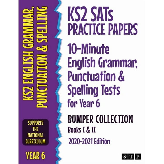 KS2 SATs Practice Papers 10-Minute English Grammar, Punctuation and Spelling Tests for Year 6 Bumper Collection: Books I, (Paperback)