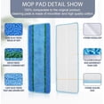 thumbnail image 6 of wileqep 6 Pack Upgraded Spray Mop Refills for Libman Freedom Spray Mop, Washable Microfiber Spray Mop Replacement Head, Reusable Wet Floor Cleaning Mop Pads, 6 of 7