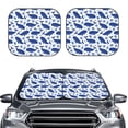 thumbnail image 2 of Fotbe Whale Juego de 2 Piezas de Parasoles para Parabrisas | Bloqueador Solar para Auto | Accesorios Plegables para Protección Solar Interior-Large, 2 of 6