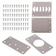 thumbnail image 2 of Kit de ReparacióN Bisagras Paquete 12: Placa Puertas Gabinetes, FijacióN para Armarios Cocina,, 2 of 5