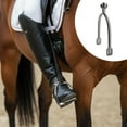 thumbnail image 4 of Stainless Steel English Spurs Chrome Plated Neck Equestrians Gear for Professional Riders and Horse Enthusiasts, 4 of 6