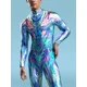 thumbnail image 1 of Mono de dibujo de colores para Hombre y mujer, traje Zentai, disfraz Steampunk, Halloween, fiesta de Carnaval, 1 of 5