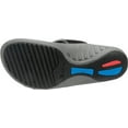 thumbnail image 3 of spenco men's polysorb yumi nubuck thong orthotic sandals, black, 3 of 3