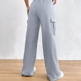 thumbnail image 3 of TINZ Pantalons de Course pour Femmes Automne Pantalons Larges Décontractés Pantalons de Jogging Décontractés avec Poches Bas de Mode Ajustés pour Femmes Pantalons de Survêtement Décontractés pour Femmes, 3 of 8