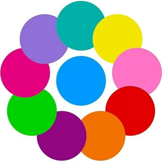 Colorful Dry Erase Dots Circles Whiteboard Marker Removable Vinyl