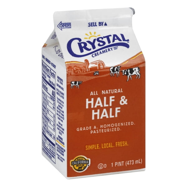 Crystal Creamery A Natural Half Half 1 Pint Walmart Com Walmart Com Crystal Creamery A Natural Half Half 1 Pint Walmart Com Walmart Com