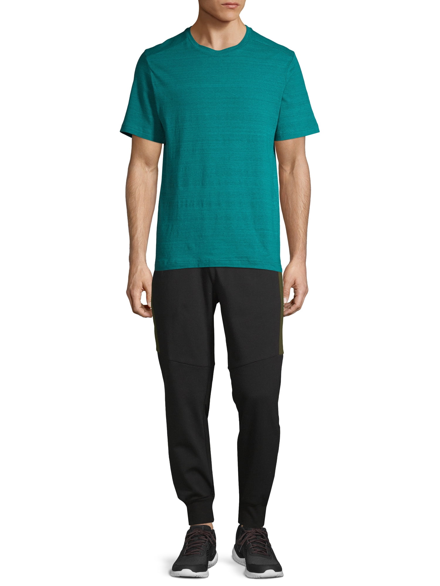 Athletic Works Men's and Big Men's Tri Blend Active T-Shirt, up to 5XL