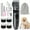Package 3, variant on Caya Wireless Dog Grooming Kit - Quiet Clippers for Thick Fur, Rechargeable | Includes Comb & Accessories (Gray) for Dogs & Cats
