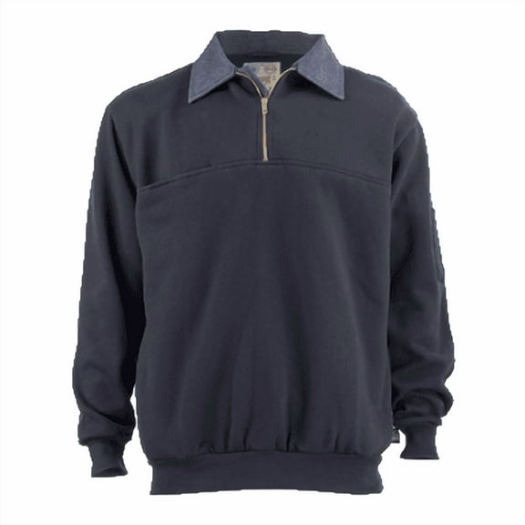 Game Workwear 8020-D The Defender Job Shirt with Denim Collar and Elbows