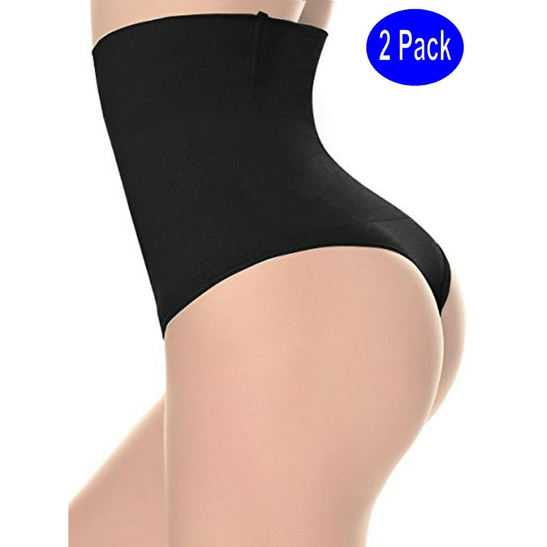 LELINTA Women's High Waist Ultra Firm Control Tummy Shapewear Butt Lifter  Control Panty Body Shaper 2-Pack 