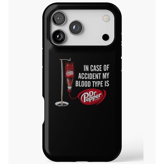 Dr Pepper Retro Vintage Soda Drink 3D Graphic Design Art A335 Protective Case for iPhone 17 16 15 14 13 12 11 Pro Max