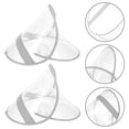 thumbnail image 4 of 2Pcs Transparent Hat Brim Replaceable Hat Shield Raincoat Cap Brim Rain Poncho Accessory, 4 of 8