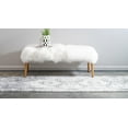 thumbnail image 4 of Rugs.com Brighella Collection Rug – 10 Ft Runner Gray Medium Rug Perfect For Hallways, Entryways, 4 of 9