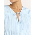 thumbnail image 3 of Scoop Women’s V-Neck Crinkle Midi Dress, Sizes XS-4X, 3 of 4