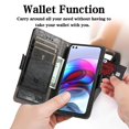 thumbnail image 3 of Compatible With Motorola Moto Edge S Rfid Blocking Leather Wallet Case Card Holder Flip Folio Shockproof Cover, 3 of 3