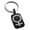 Black, variant on Stainless Steel Solar System Planetary Venus Engraved Small Rectangle Dog Tag Charm Keychain Keyring
