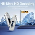 thumbnail image 3 of Transmisor y Receptor HDMI Inalámbrico Mejorado, Extensor Portátil Plug & Play de 164 Pies/50 M, Decodificación 4K con Salida 1080P, Latencia Ultra Baja de 5.8G + 2.4G para Transmisión de Video y Aud, 3 of 8