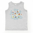 thumbnail image 5 of Leo the Truck Palm Leaves and Floral Outline - Toddler Graphic Tank, 5 of 7