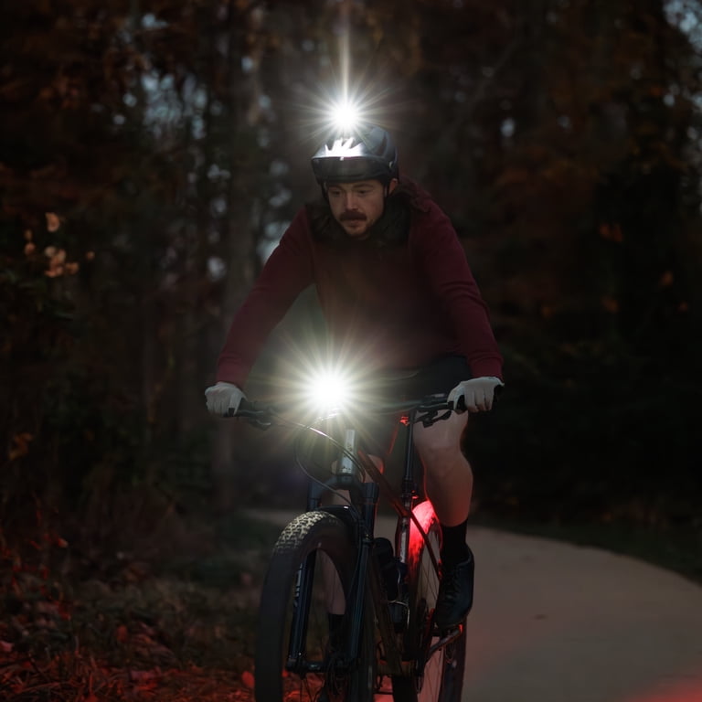 Swiss Tech Bike Rechargeable Helmet Light, 600 Lumens, IP67 Waterproof photo 2