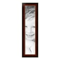 thumbnail image 2 of ArtToFrames 6" x 27" Matte Mahogany with Gold Accent Diploma Picture Frame, 6x27 inch Brown Wood Poster Frame (WOM-5109), 4 Pack, 2 of 6